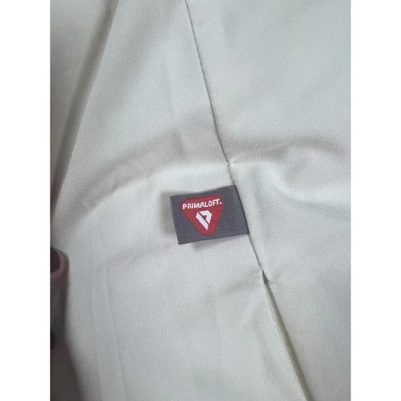 Vuori Jacket Women's Small White Primaloft Insulated Full Zip Puffer Winter Warm - Picture 6 of 16